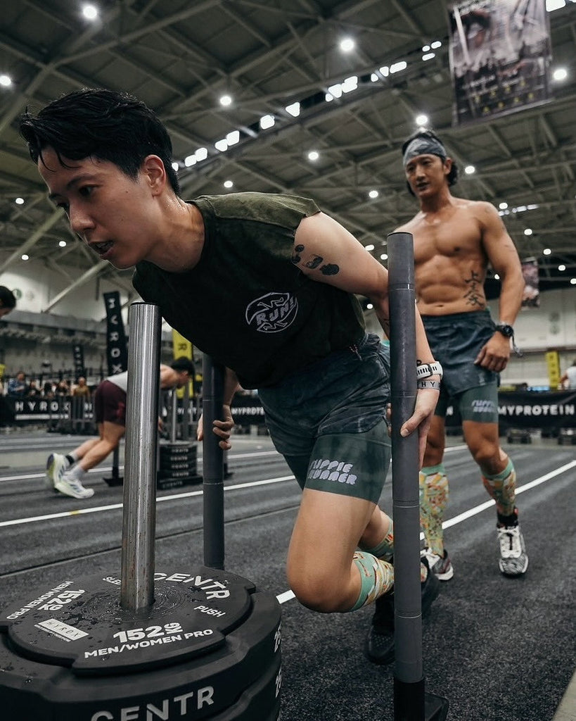 演員高英軒與夥伴攜手出戰 HYROX 2025 Taipei 混雙組