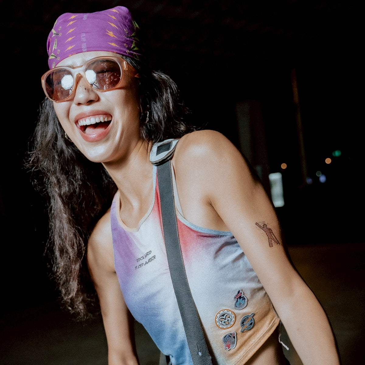 FLIPPOS X RNR GUITARS OVER GUNS BANDANA