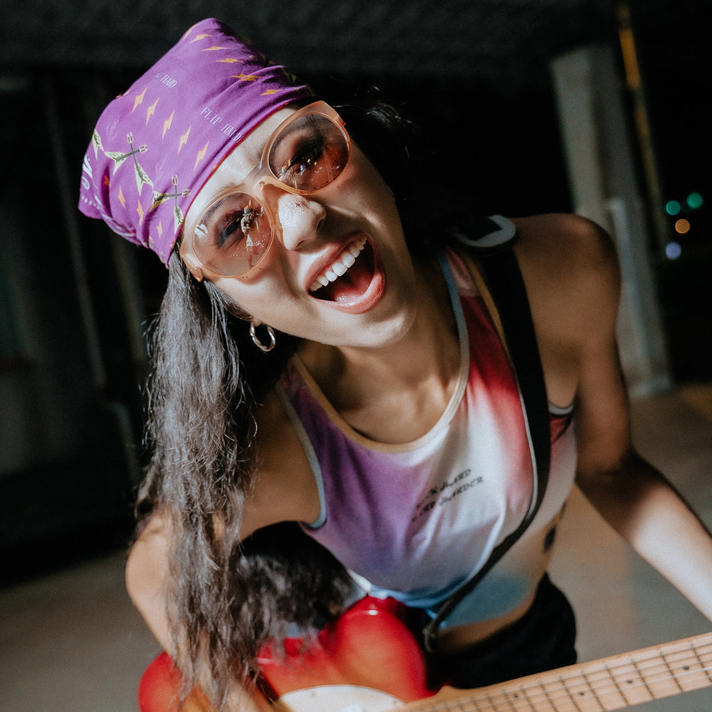 FLIPPOS X RNR GUITARS OVER GUNS BANDANA