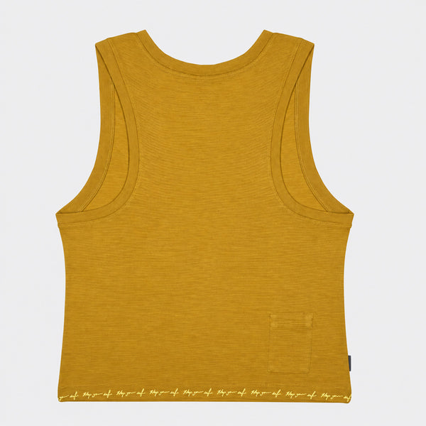 MERINO HERITAGE STITCH TANK TOP - FLOW