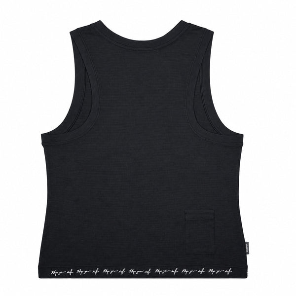 MERINO HERITAGE STITCH TANK TOP - FLOW